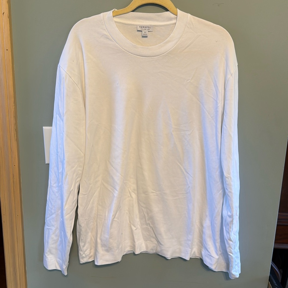 Sunspel long sleeved tee shirt